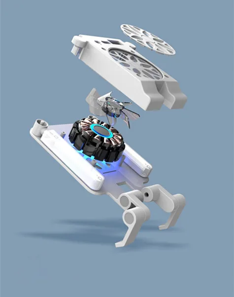 Portable Adjustable Lazy Mobile Phone Holder With Fill Light Mount