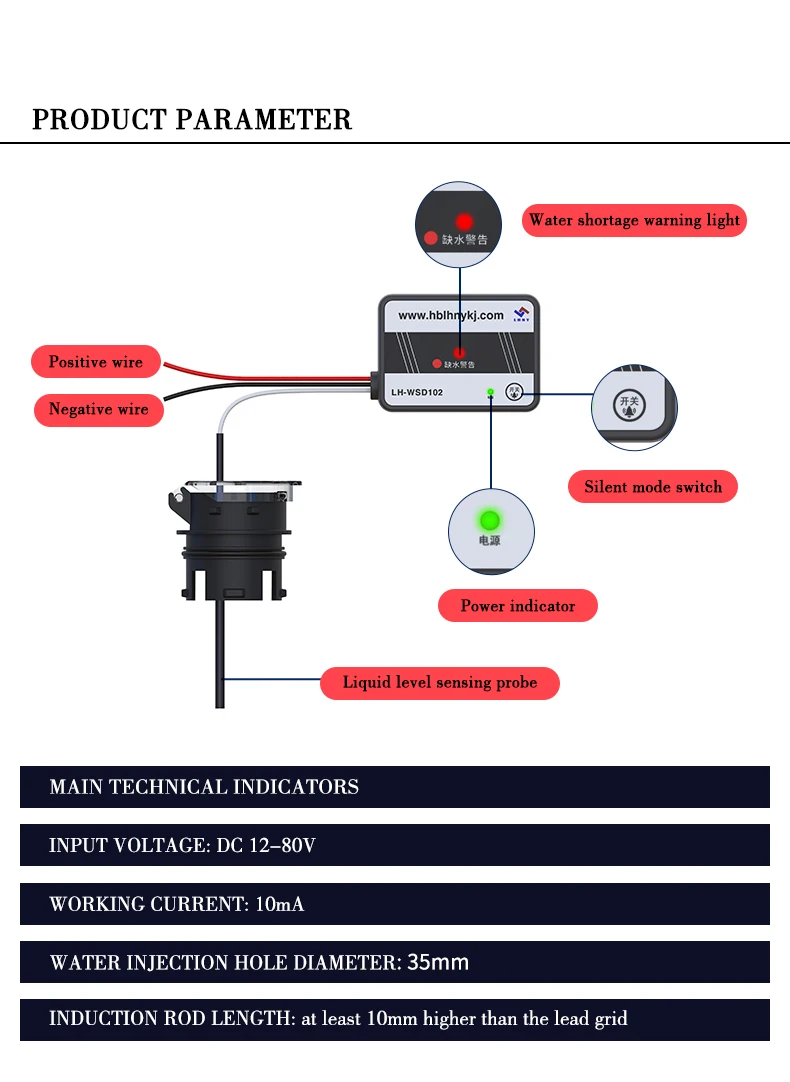 Forklift Battery Water Shortage Alarm Real Time Monitoring Forklift Battery Water Level Monitor 7587