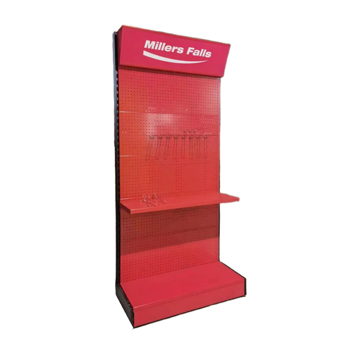 Light Logo Box Floor Standing Strong Pegboard Industrial Hand Tool