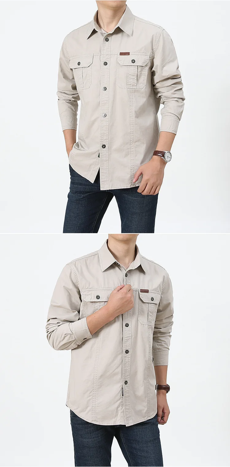 Wholesale High Quality Cotton Custom Tops Jackets Spring Autumn Long Sleeve Multi-color Design Casual Plus Size Shirt961_voghion.com