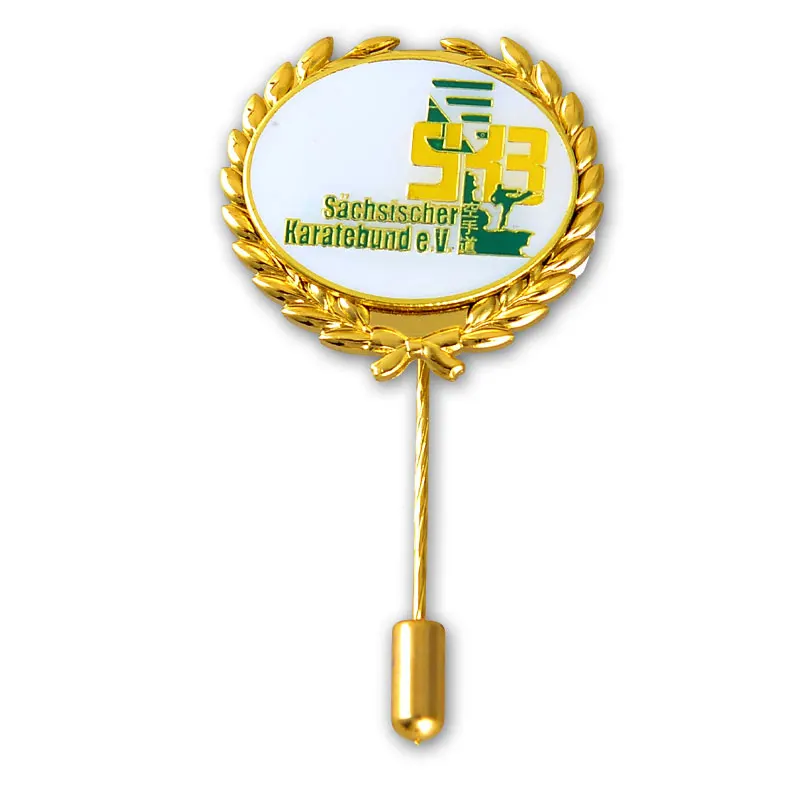 Персонализированный значок на лацкан оптом 3D Мягкие/жесткие эмалированные булавки для корпоративного брендинга