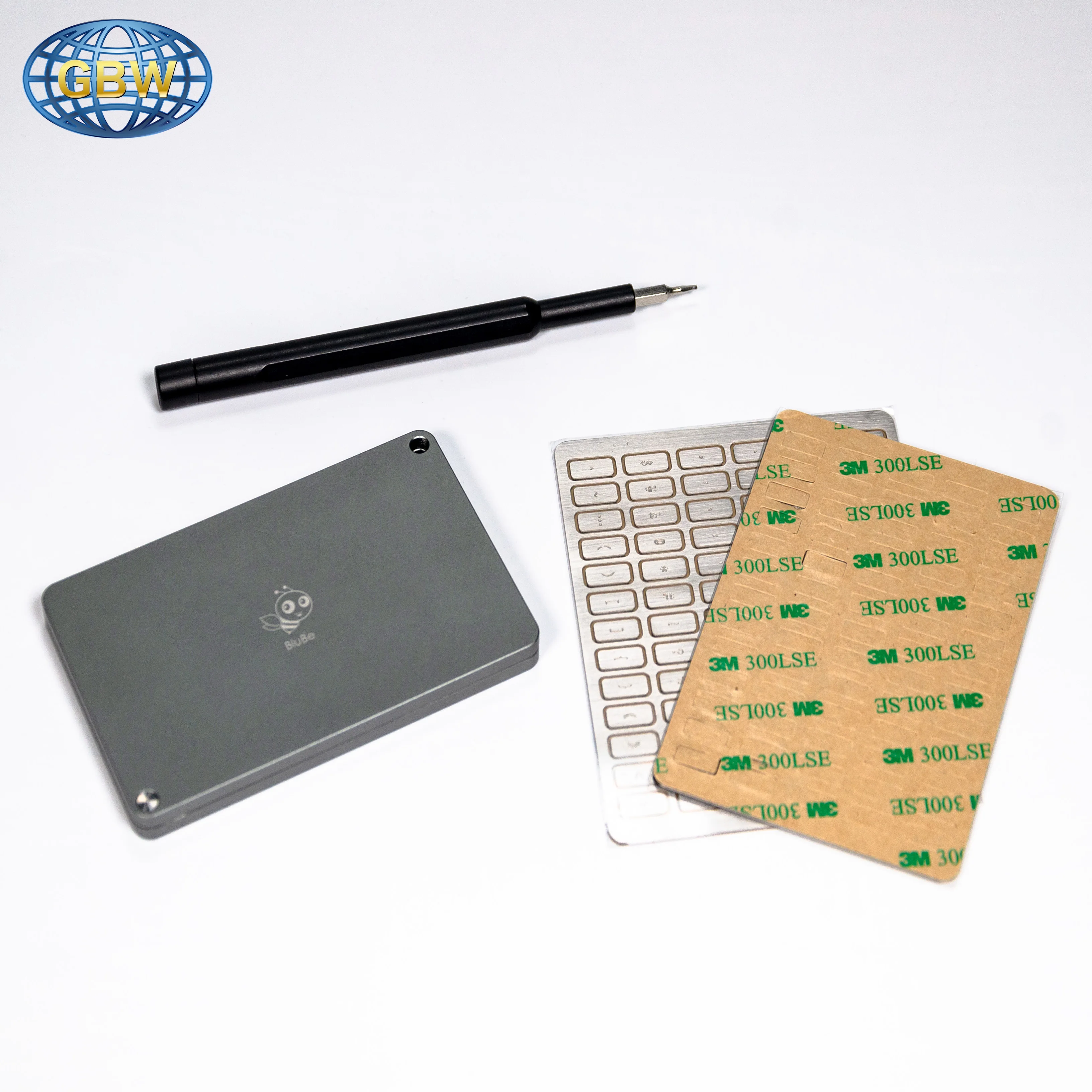 GBW密码钱包数控加工铝不锈钢冷钱包五金钱包助记符金属存储种子短语电线电火花加工