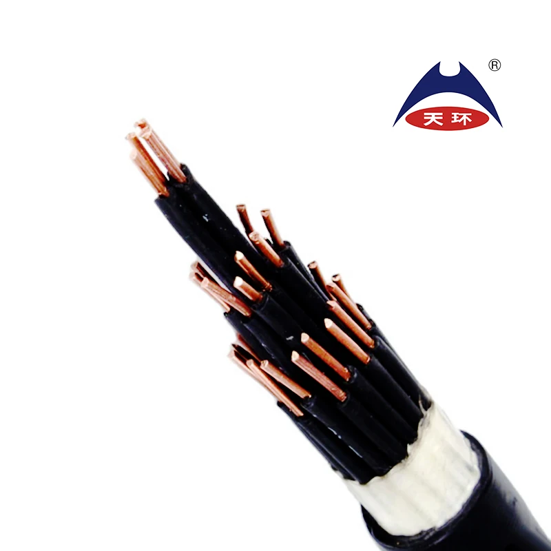KVVP KVVP2 KVVP22 Industrial Control Cable with PVC Insulation Nominal Cross Section Stranded Copper Conductor