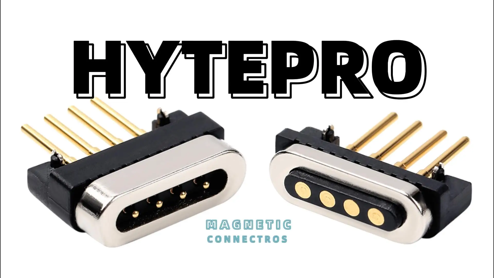 Straight Needle 4 Pin Pogo Pin Data Charging Connector Male