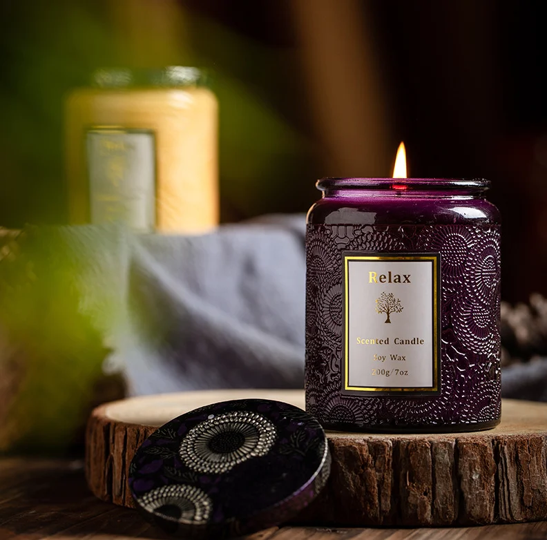 ロマンティックスパタイムズ高級香りキャンドルプライベートラベル