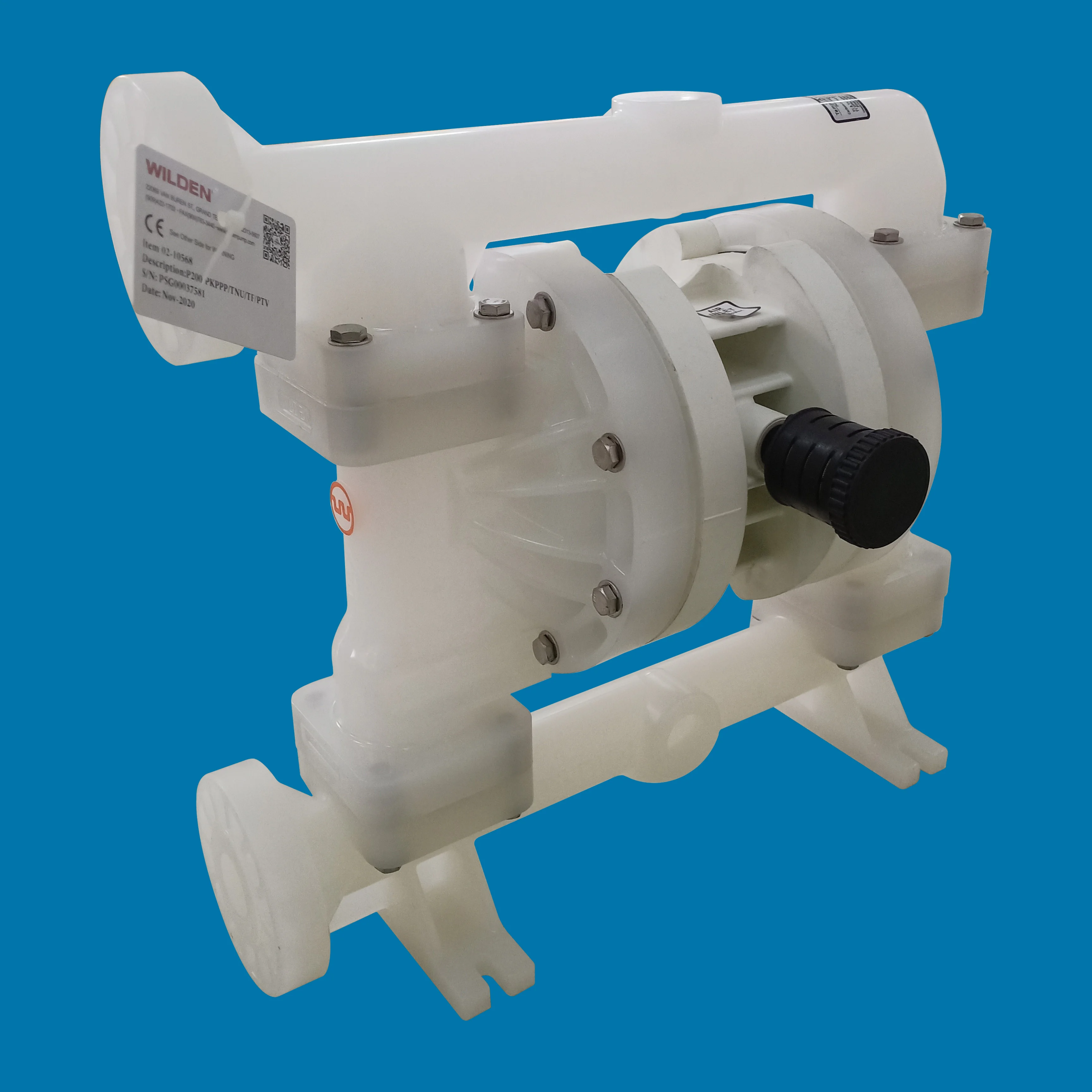 1inch wilden pneumatic pump P200 with ptfe diaphragm wilden Polypropylene shell factory