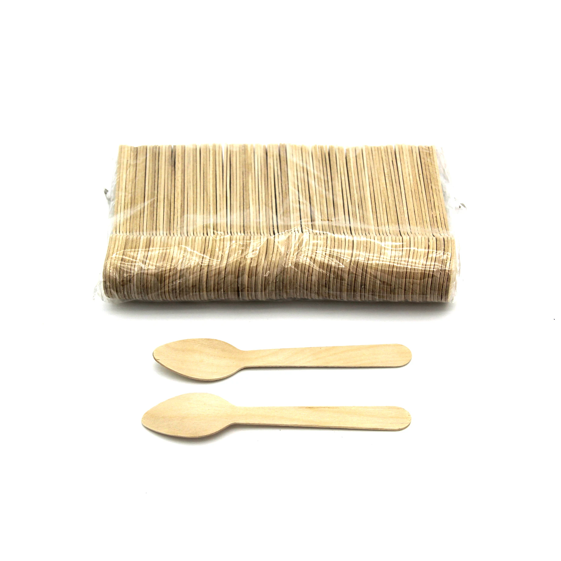 Ecofriendly Biodegradable Wooden Ice Cream Spoon Compostable