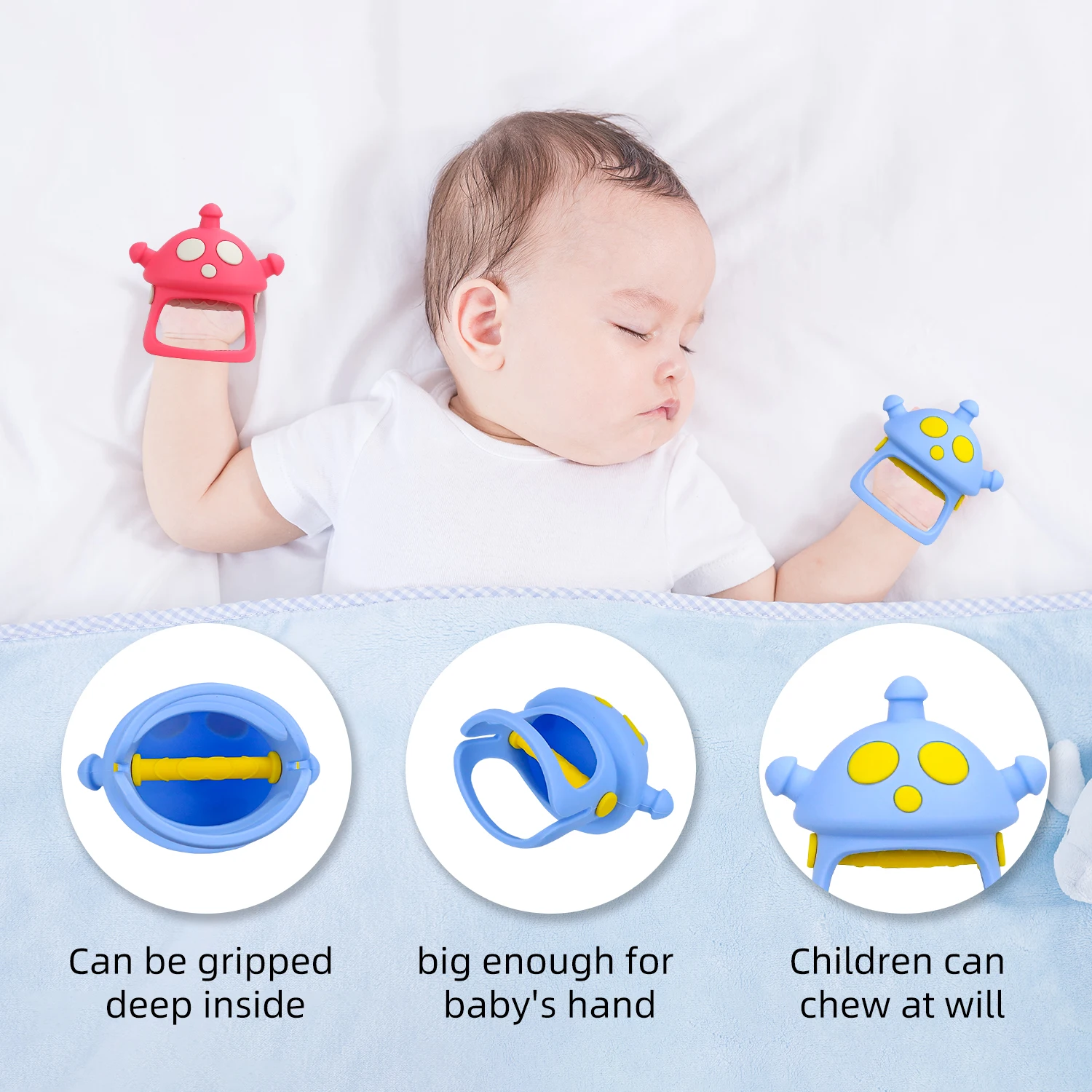 Лидер продаж Amazon силиконовый милый Прорезыватель в форме гриба Мягкая зубная шлифовальная машина игрушки для детей прорезывания