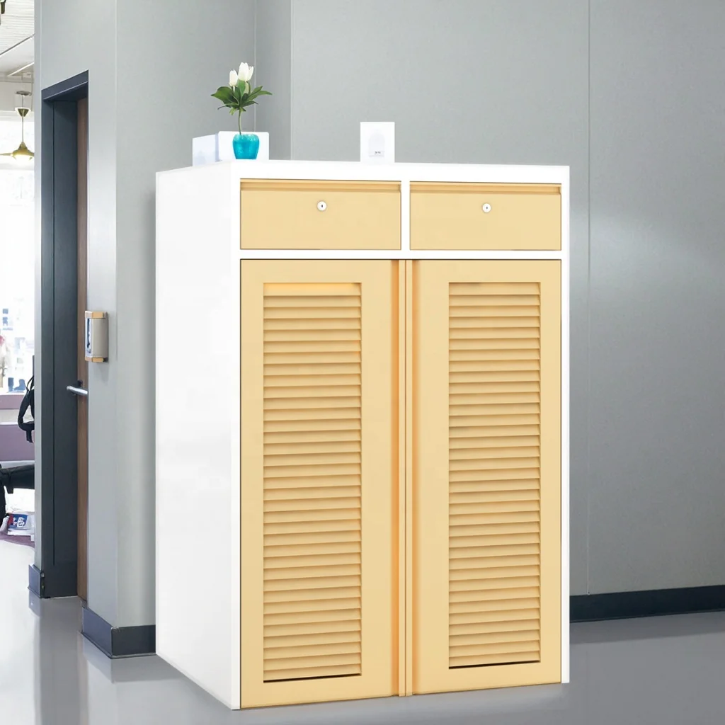 Mobile Durable Multi-Function Modern Healthcare Records Trolley Cabinet 850mm Patient Charts Lockable Doors Stainless Steel 6