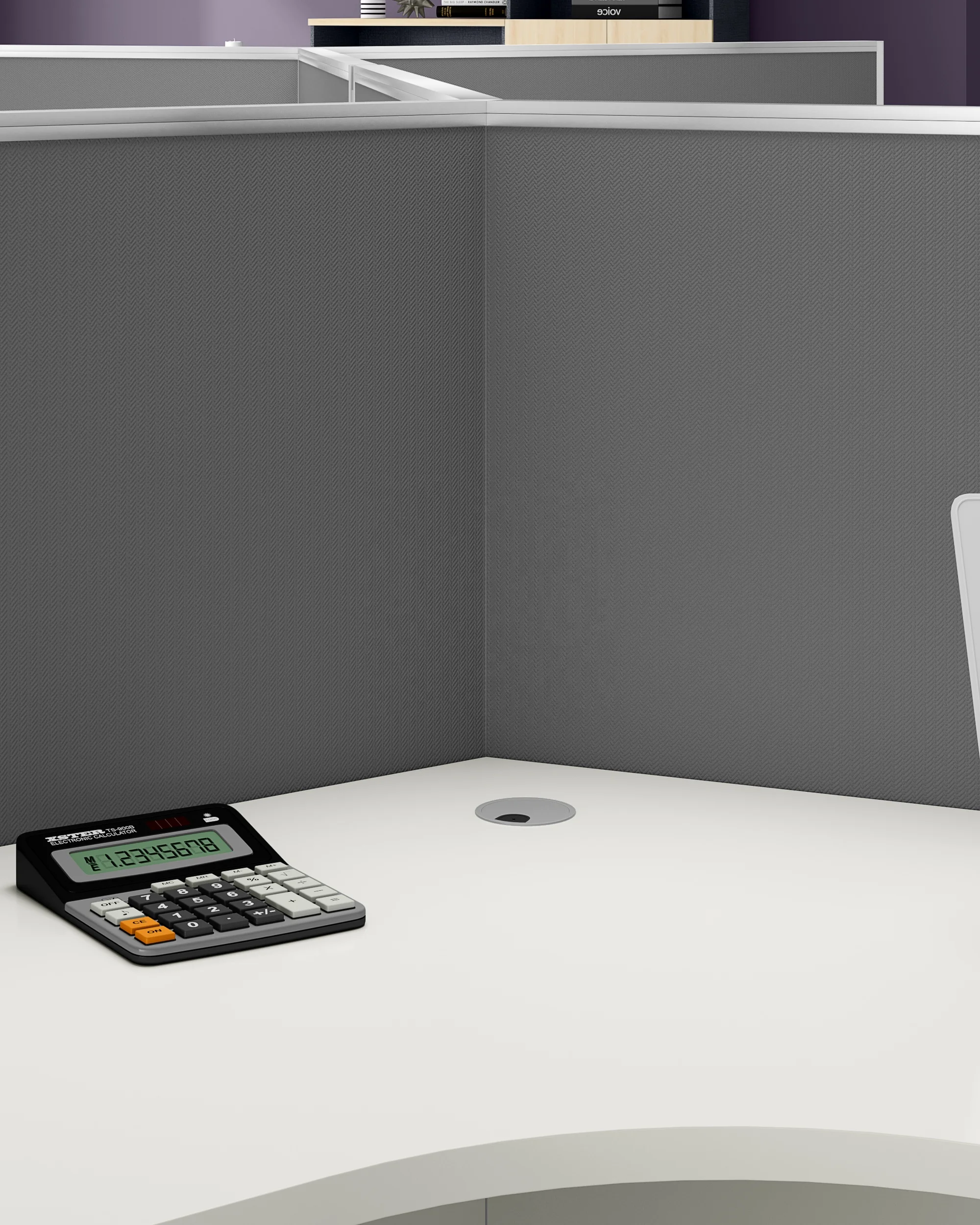 モジュール式モダンガラスオフィス仕切りキュービクル