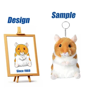 Shengye Brand Factory Cute Hamster Plush Toy Soft Stuffed Animal Doll Children's Day Birthday Gift Toys Custom Plush Keychain