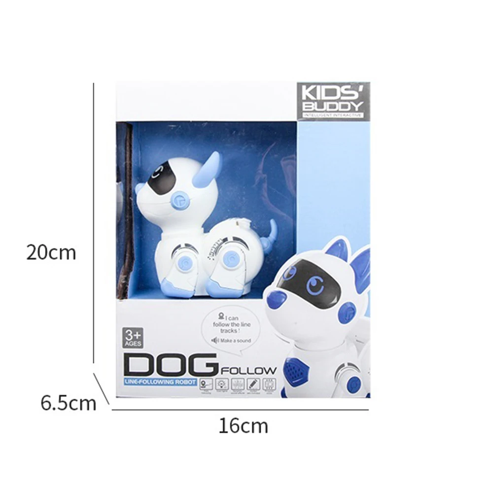 Intelligent Robotic Battery Operated Toy Robot Dog With Line Following
