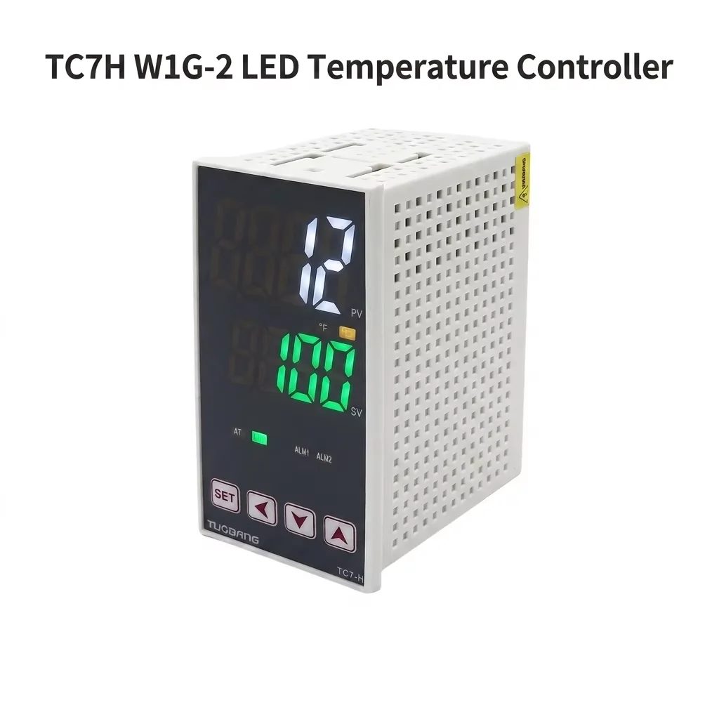 TUOBANG ODM Intelligent LED Temperature Controller TC7-H W1G-2 K/E/PT100 Input Industrial PID Thermostat for Sealing Machine