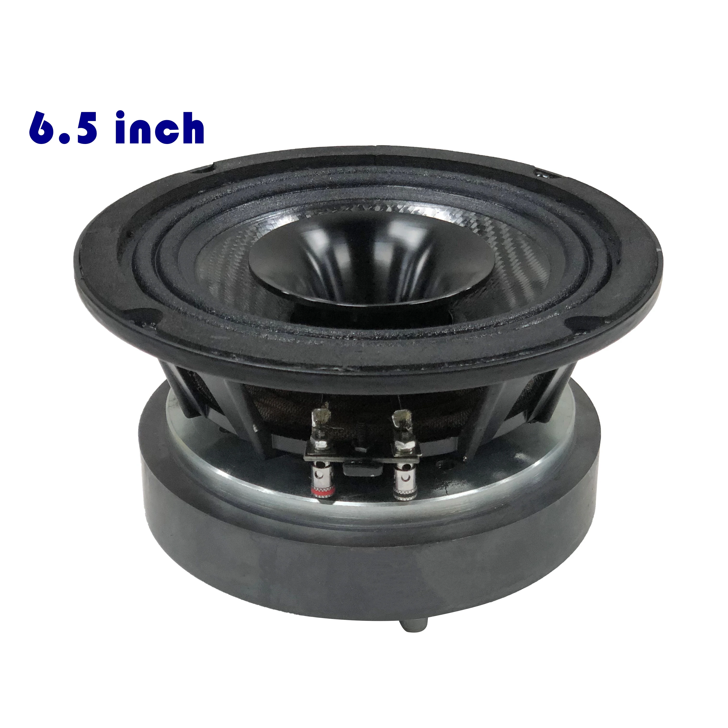6.5 Inch Carbon Cone Coaxial Audio Speakers 650-044 200W RMS OEM Passive Speakers with 8 Ohm Impedance Line Array Speaker