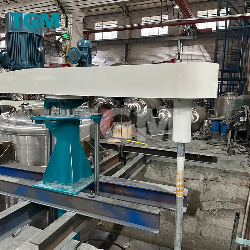 Paint Manufacturing Plant One Machine three tanks platform type dispersing machine Paint Coating Production Line Machine
