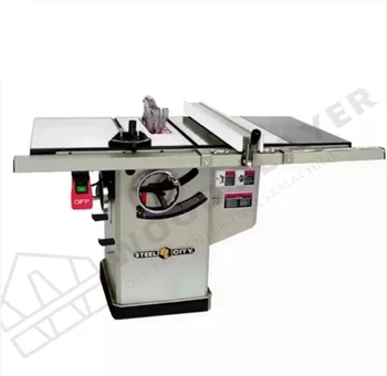 Wp 10 Inches Granite Cast Iron Cabinet Saw with Riving Knife Blade Aluminum Extrusion Table Saw Fence Sliding Table Panel Saw