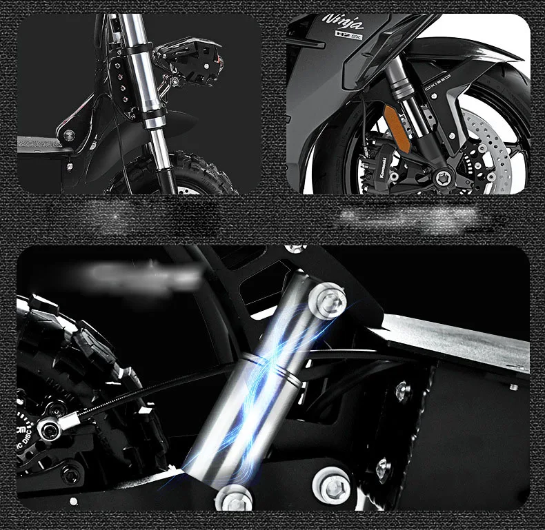 New Quickwheel Zoom Hydraulic Brake Dual Motor Explorers 6000w 60v 18