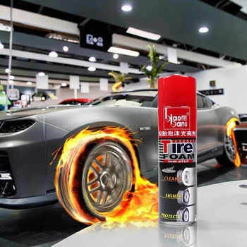 Strong Decontamination Car Cleaning Tool Foam Brightener Plastic Tire Varnishing Supplies Essential Car Wash Equipment for