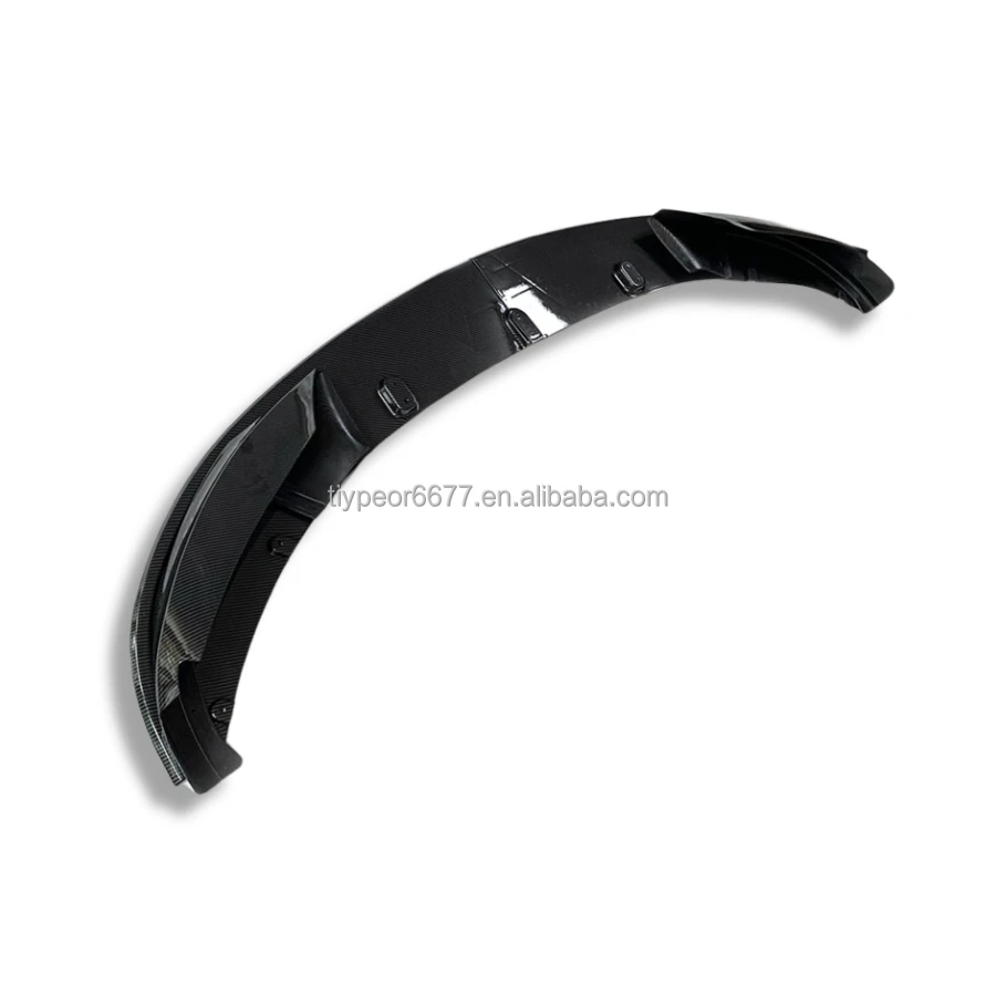 product tiypeor gloss black front splitter fits 2014   2020 for bmw 4 series f32 f33 f36 m sport front bumper lip spoiler-6
