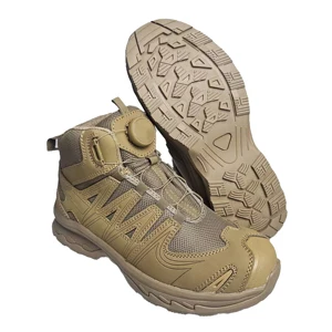 Nubuck Leather Hard-wearing Outdoor Shoes Lightweight Hiking Boots with Knob Trekking Shoes for Unisex Casual Camping Shoes