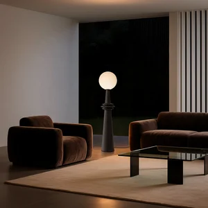 Nordic Modern PE Rotomolding Material Three Colors LED Floor Lamp Luxury Standing Modern for Living Room Hotel Bedroom Office