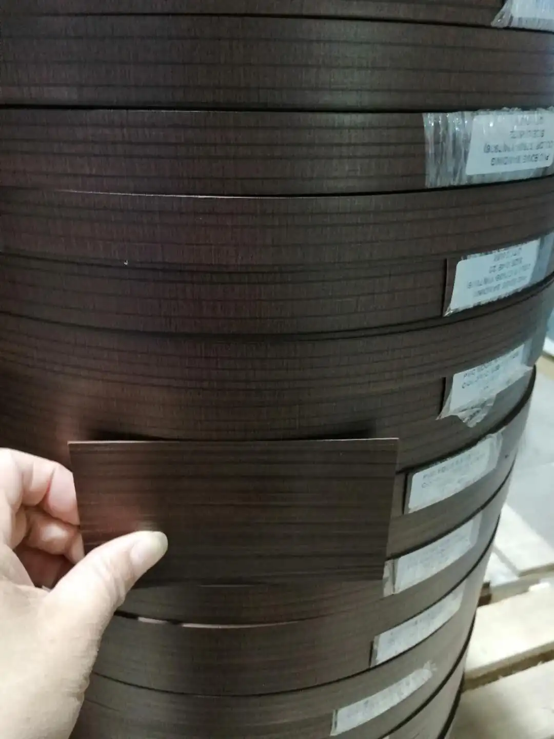Factory Extruded PVC U Edge Trim Self-Adhesive U Shaped Trim for Cabinets ABS Melamine Wood Acryl Material
