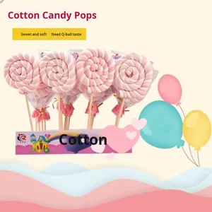 Marshmallow Big Lollipop  75g Wholesale Fruity Candy Snacks for Children for Valentine's Day Gifts Manufacture Bag