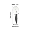 Black 90 single-wheel pizza cutter