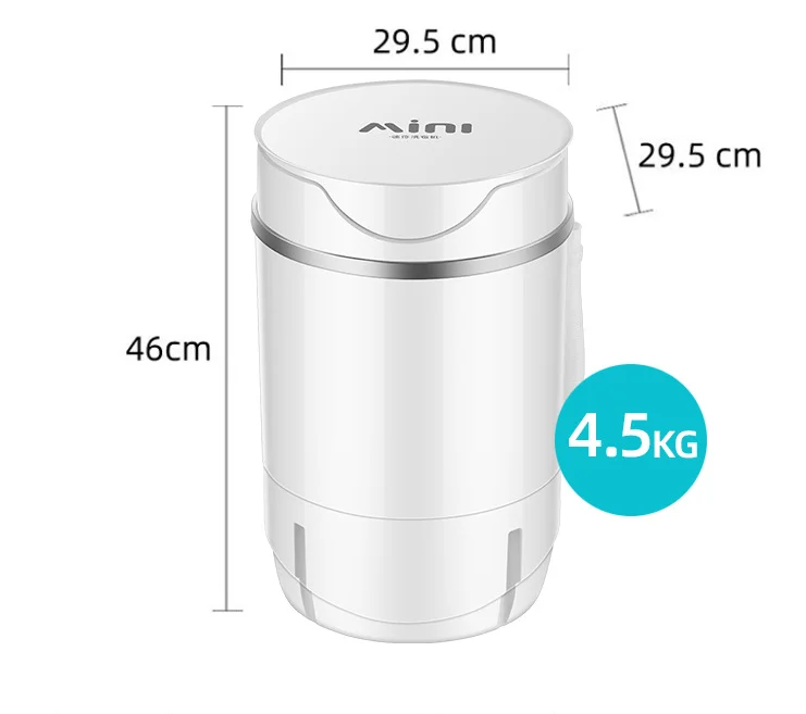 Blu-Ray бактериостатическая портативная мини стиральная машина Домашнее автоматическое общежитие детское нижнее белье