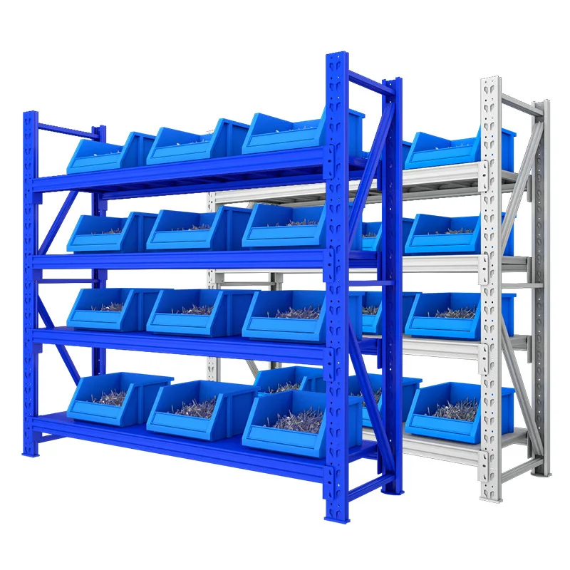 Adjustable Warehouse Shelves Space-Optimized Goods and Storage Equipment Warehouse Steel Adjustable Shelves