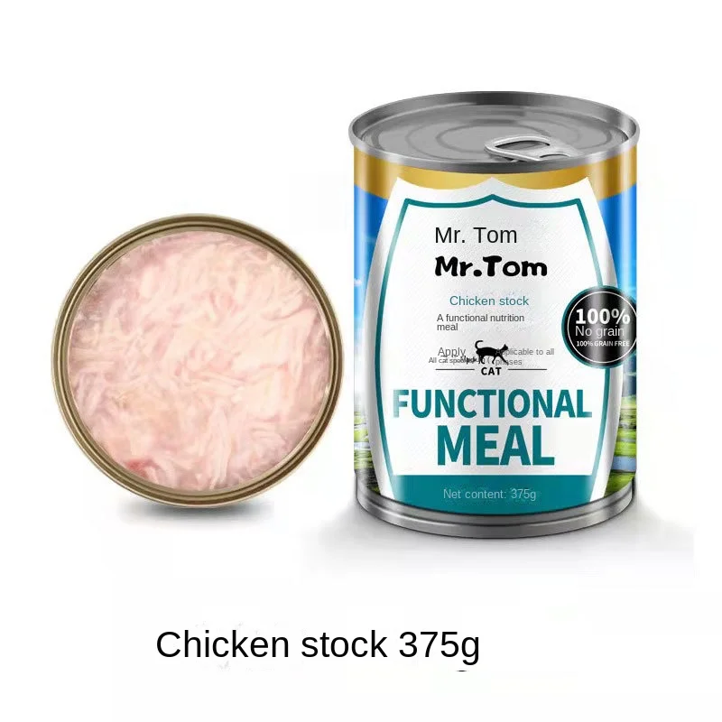 Tom Whole Box 24-Cans Chicken Wet Snacks for Cats and Dogs