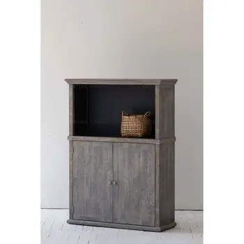 Antique furniture recycled pine furniture living room cabinets kast rustic wood display store cabinets storage cabinet