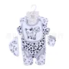 Abbigliamento per neonati a tema mucca