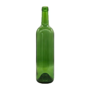 Round shape 750ml screw top bordeaux wine glass bottle
