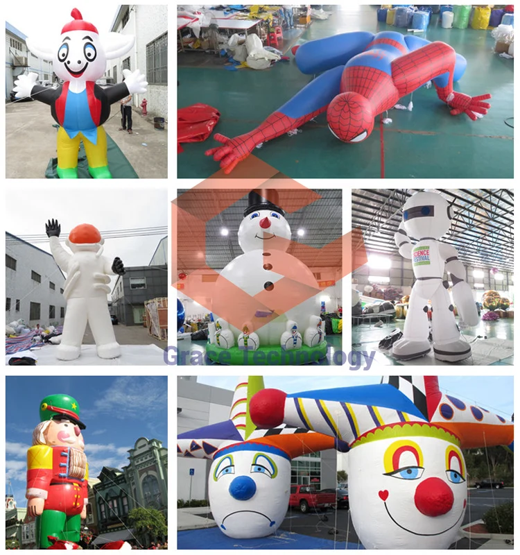 Customized Giant Inflatable Construction Worker for Outdoor Promotions ...