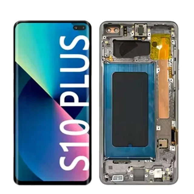 Pantalla s10 plus display lcd s10+ 5g screen replacement original Mobile Phone Lcds ecran For Samsung Galaxy S10 plus lcd