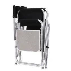 Outdoor aluminum alloy camping folding chair single seat oxford cloth beach fishing anti-flip chair
