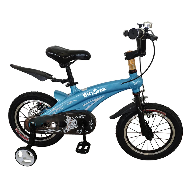 Lightweight 12 14 16 18 20 Inch Magnesium Alloy Frame Single Speed Disc Children's Shock Absorption Mountain Bike for Girls