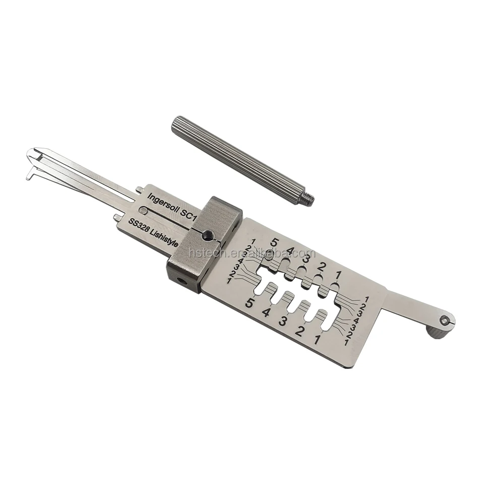 Lishi Jason Hillier Ingersoll 2-in-1 Pick and Decoder Tool