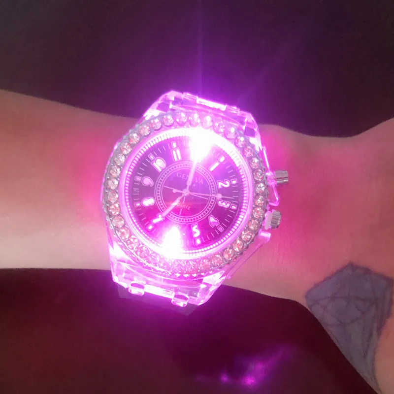 Trendy Fluorescent Couple Sport Watches