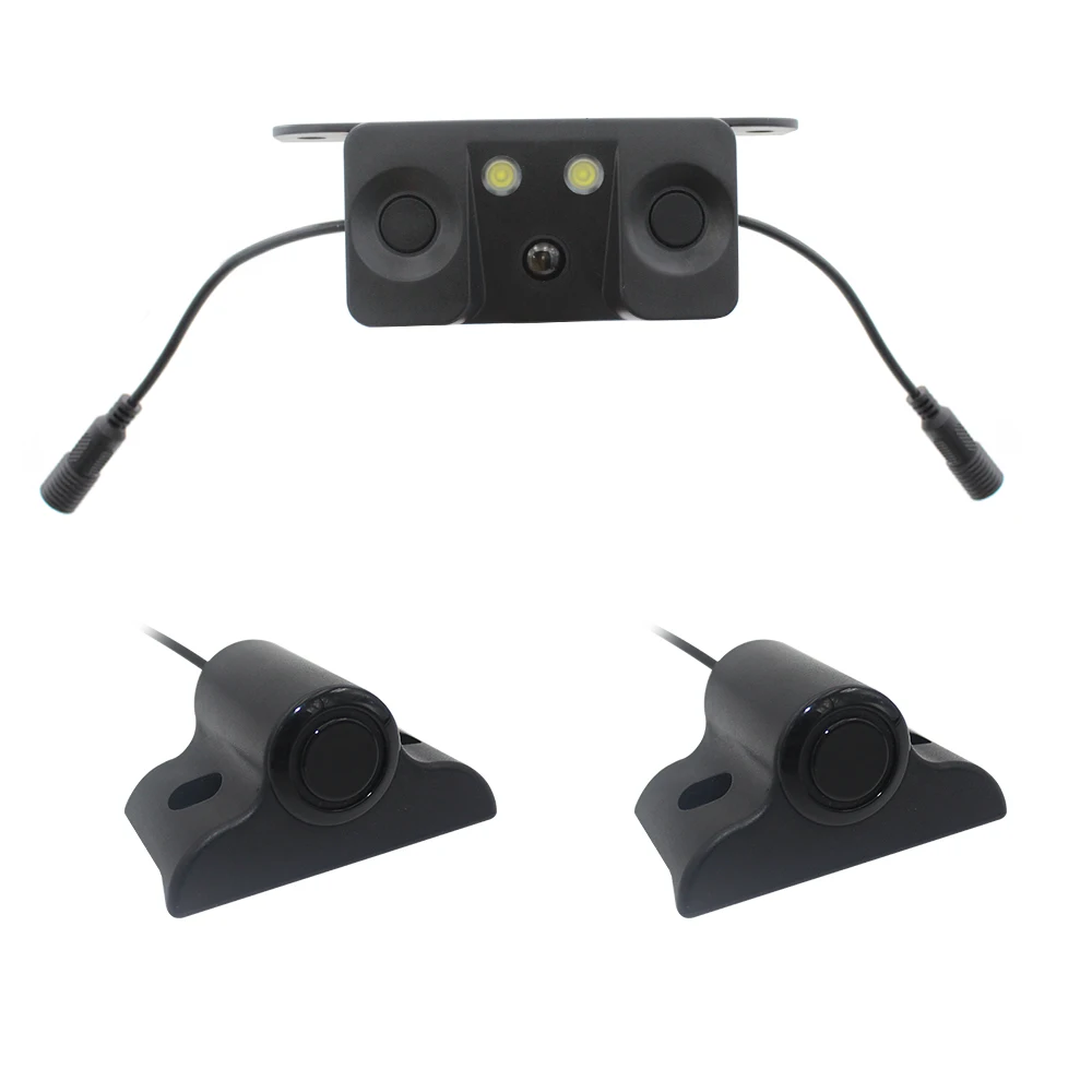 
 7 дюймов AHD дисплей заднего вида камера системы для всех автомобилей грузовик камеры с отверстиями для парковочных сенсоров камеры системы PZ610  