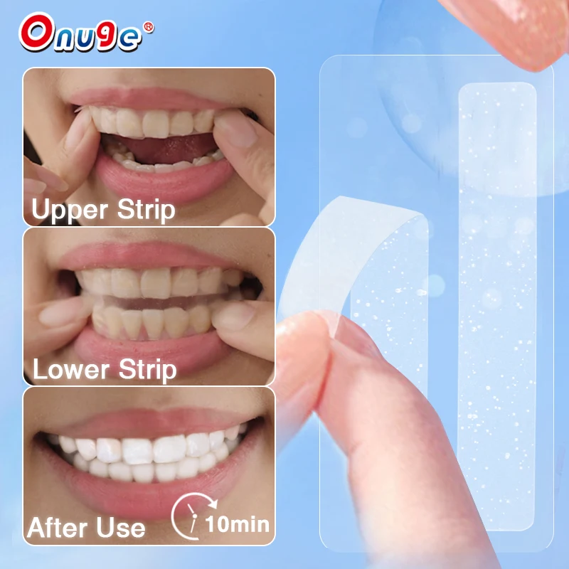 100% QA/ QC Process 4th Instant White Gen Tooth Whiting Sticker OEM Dissolving Teeth Whitening Strips