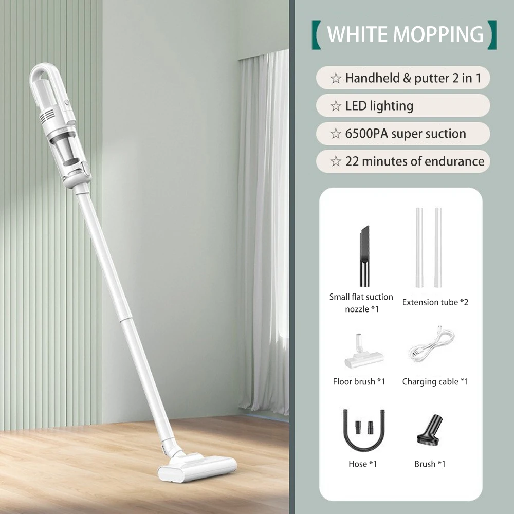 Lightweight Mini Wireless Vacuum Cleaner Portable New Model Dual Function Car Accessory for Cleaning and Drying ABS Material - view 6