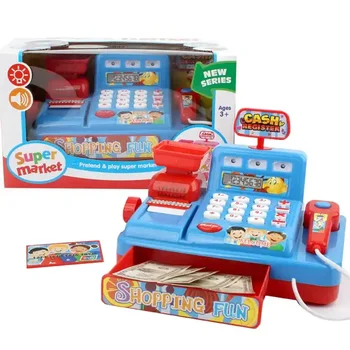 China Custom Made Toys Cash Register Cash Register Toy Set Pretend Play Cash Register