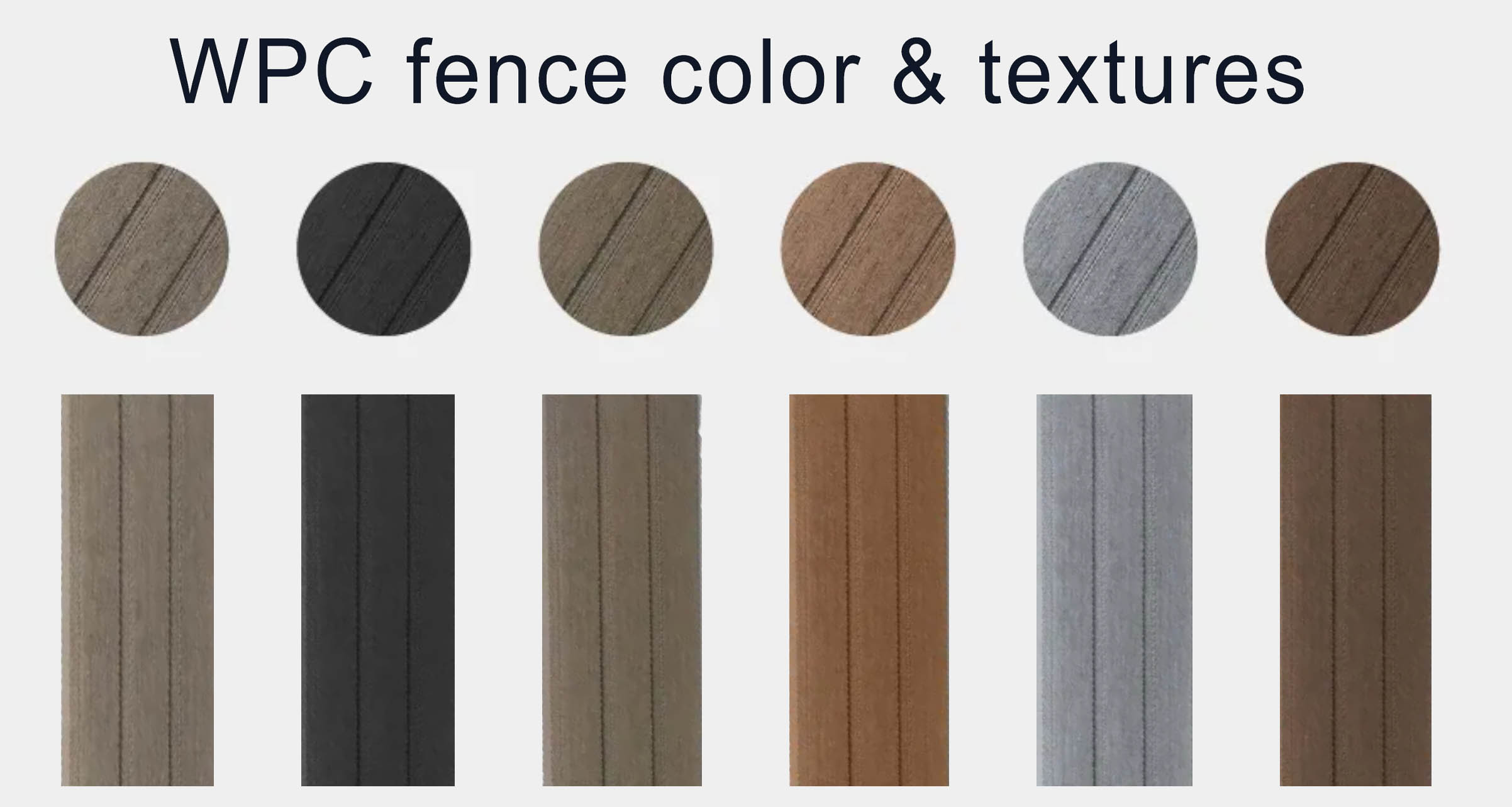 Wholesale Waterproof Wood Plastic Composite Fencing Panels Board Garden