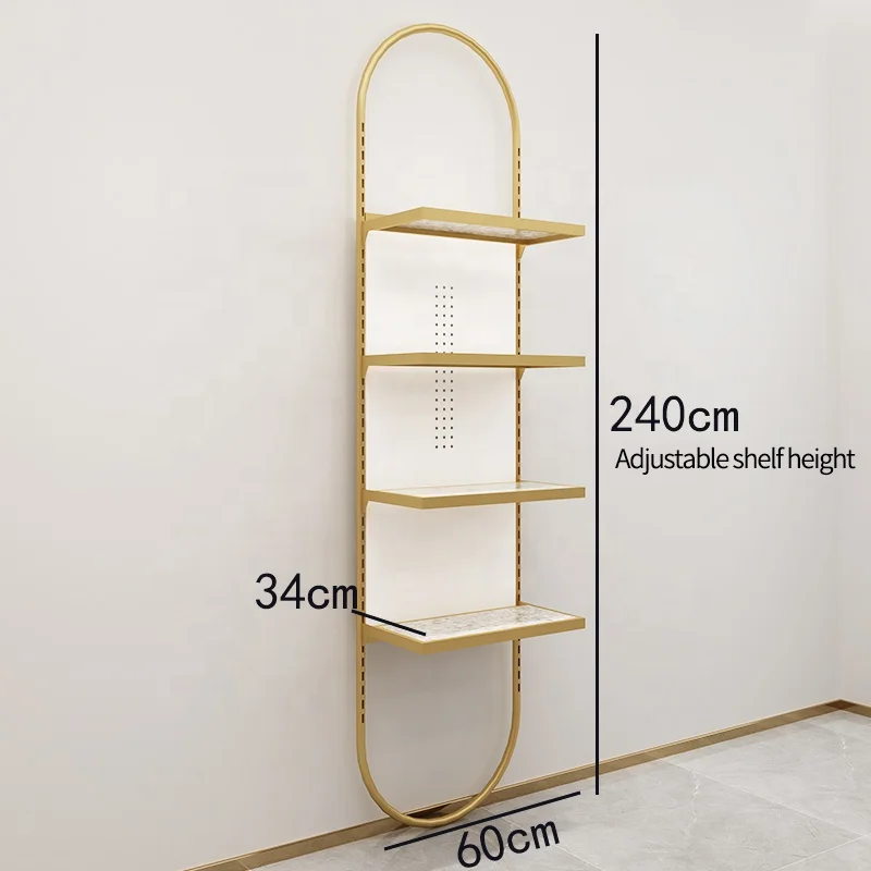 Modern Gold Shoe Display Shelf Multi Size Shoes Shelve Display Rack Stand Shoe Display Rack Stand for Shop