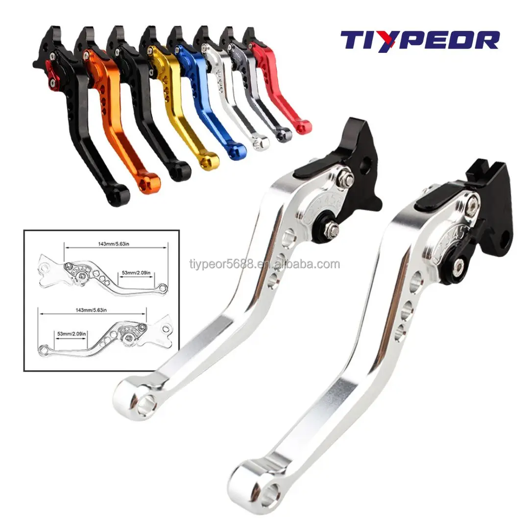 product tiypeor motorcycle modification accessories cnc modification handle multi gear adjustable universal horn brake clutch handle680-9