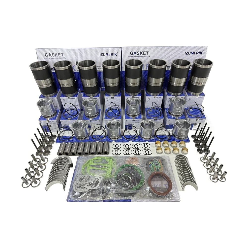 Engine Parts IZUMI RIK 8DC8 8DC9 8DC10 Overhaul Rebuild Kit for Mitsubishi