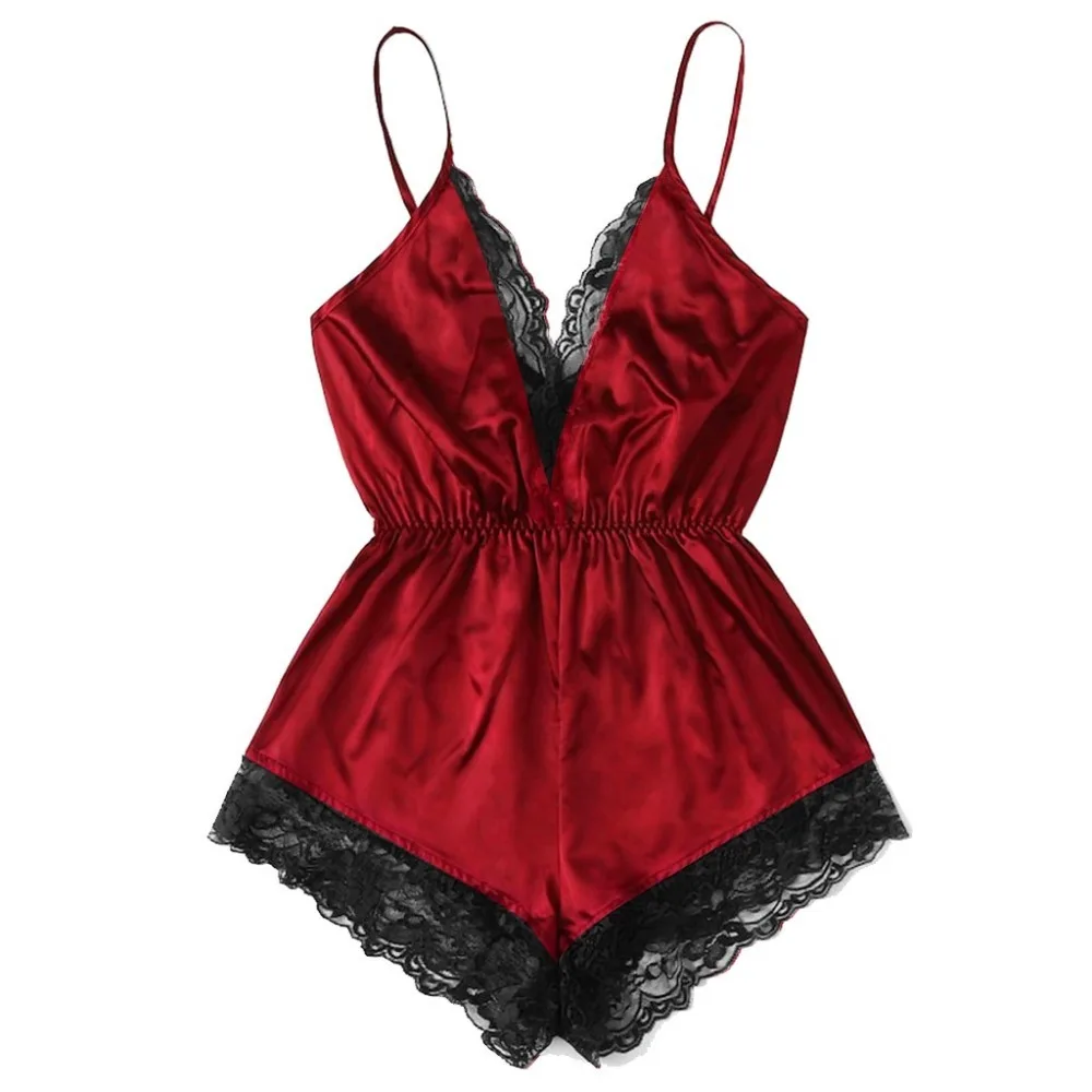 Black)Camisón de lencería con encaje bordado para mujer,vestido de noche para  dormir,ropa interior con cuello en V,lencería femenina | Linio Colombia -  GE063FA1FA1Z0LCO