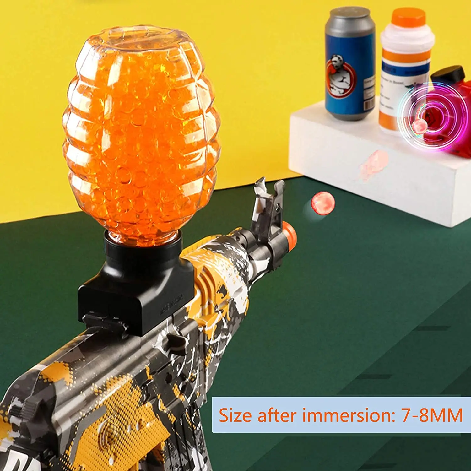 78 Mm Water Gun Bullets Refill Water Gel Beads Blaster Water Bead Toys